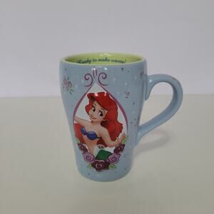 Disney Little Mermaid Ariel Coffee Mug Cup "Ready To Make Waves" 14 oz